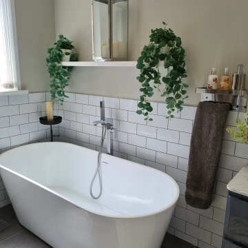 Soar Chrome Freestanding Bath Shower Mixer Tap