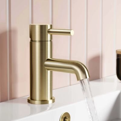 Brushed Brass Taps