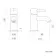 Trent Matt Black Cloakroom Basin Mixer Tap