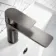 Glen Gunmetal Grey Basin Mixer Tap