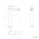 Glen Matt Black High Rise Basin Mixer Tap