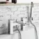 Mersey Chrome Bath Filler & Handheld Shower