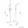 Blythe Chrome Freestanding Bath Shower Mixer Tap