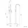 Trent Matt Black Freestanding Bath Shower Mixer Tap