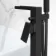 Avon Matt Black Waterfall Freestanding Bath Shower Mixer Tap