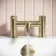 Trent Brushed Brass Bath Filler
