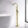 Trent Brushed Brass  Freestanding Bath Shower Mixer Tap