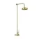 Nevis Brushed Brass Traditional Thermostatic Shower Set