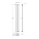Faro Anthracite Single Flat Panel Vertical Radiator 1600x210mm