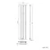 Faro White Single Flat Panel Vertical Radiator 1800x350mm
