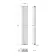 Faro Anthracite Double Flat Panel Vertical Radiator 1800x280mm