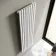 Marbella White Single Oval Panel Radiator 1600x480mm