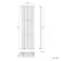 Marbella White Single Oval Panel Radiator 1600x480mm