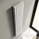 Marbella White Double Oval Panel Radiator 1600x360mm