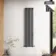 Marbella Anthracite Single Oval Panel Radiator 1600x360mm