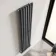 Marbella Anthracite Single Oval Panel Radiator 1600x360mm
