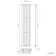 Marbella Anthracite Single Oval Panel Radiator 1600x360mm