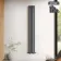 Marbella Anthracite Double Oval Panel Radiator 1800x240mm