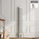 Athens White Double Column Vertical Traditional Radiator 1500x200mm