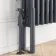 Athens Anthracite Triple Column Vertical Traditional Radiator 1800x380mm
