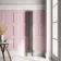 Athens Stone Grey Triple Column Vertical Traditional Radiator 1800x290mm