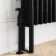 Athens Matt Black Triple Column Vertical Traditional Radiator 1800x560mm