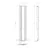 Marseille Anthracite Single Vertical Mirror Radiator 1800x380mm