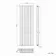 Faro Matt Black Double Flat Panel Vertical Radiator 1800x630mm