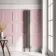 Athens Stone Grey Double Column Vertical Traditional Radiator 1800x290mm