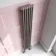 Athens Stone Grey Double Column Vertical Traditional Radiator 1800x290mm