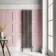 Athens Stone Grey Double Column Vertical Traditional Radiator 1800x470mm