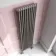 Athens Stone Grey Double Column Vertical Traditional Radiator 1800x470mm