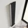 Marbella Matt Black Single Oval Panel Radiator 1600x240mm