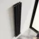 Marbella Matt Black Double Oval Panel Radiator 1600x240mm