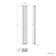 Marbella Matt Black Double Oval Panel Radiator 1600x240mm