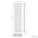 Marbella Matt Black Double Oval Panel Radiator 1800x480mm