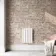 Faro White Single Flat Panel Horizontal Radiator 600x420mm