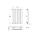 Faro White Single Flat Panel Horizontal Radiator 600x420mm