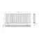 Faro Anthracite Double Flat Panel Horizontal Radiator 600x1610mm