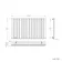 Marbella White Single Oval Panel Radiator 600x1020mm