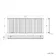 Marbella White Single Oval Panel Radiator 600x1440mm