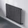 Marbella Anthracite Single Oval Panel Radiator 600x780mm
