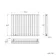 Marbella Anthracite Double Oval Panel Radiator 600x780mm