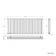 Marbella Anthracite Double Oval Panel Radiator 600x1440mm