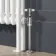 Athens White Double Column Horizontal Traditional Radiator 600x1010mm
