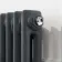 Athens Anthracite Double Column Horizontal Traditional Radiator 600x785mm