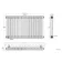 Athens Anthracite Double Column Horizontal Traditional Radiator 600x1010mm