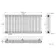 Athens Anthracite Triple Column Horizontal Traditional Radiator 600x1190mm