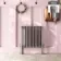Athens Stone Grey Triple Column Horizontal Traditional Radiator 600x605mm