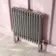 Athens Stone Grey Triple Column Horizontal Traditional Radiator 600x605mm